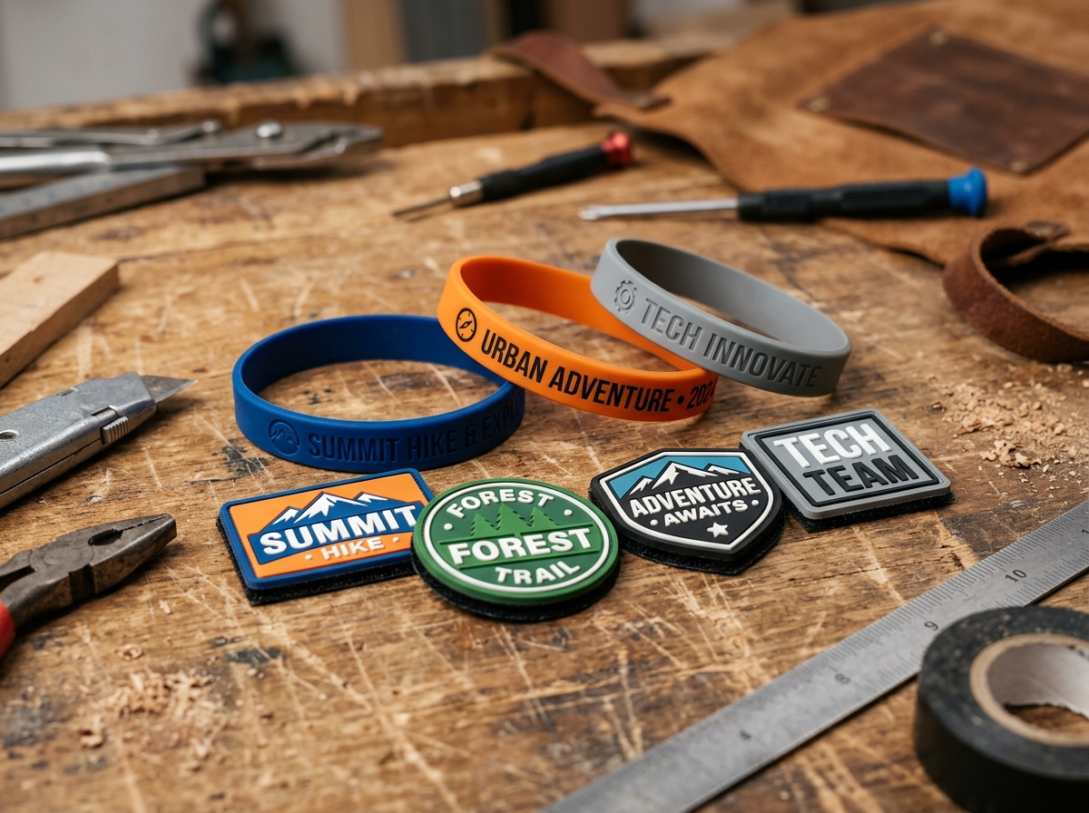 Rubber Patch Velcro / Emblem Karet